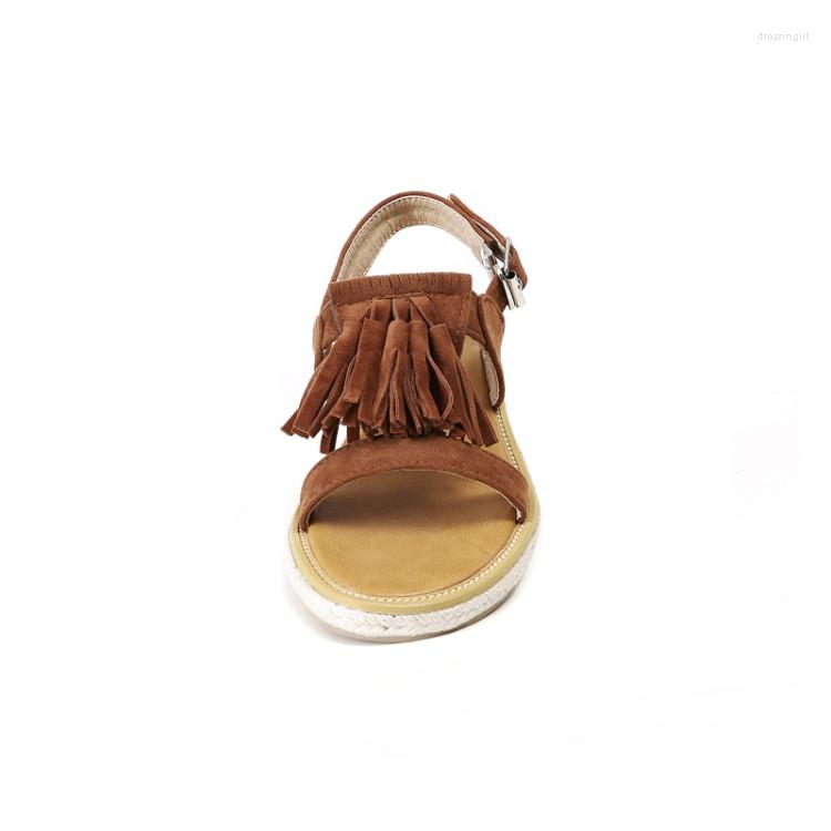 Sandals Oversize Large Size Big Summer Flat Ladies Women Shoes Woman T-type Buckle Fringed Suede Flat-soled Retro, Black
Sandals Oversize Large Size Big Summer Flat Ladies Women Shoes Woman T-type Buckle Fringed Suede Flat-soled Retro, Black