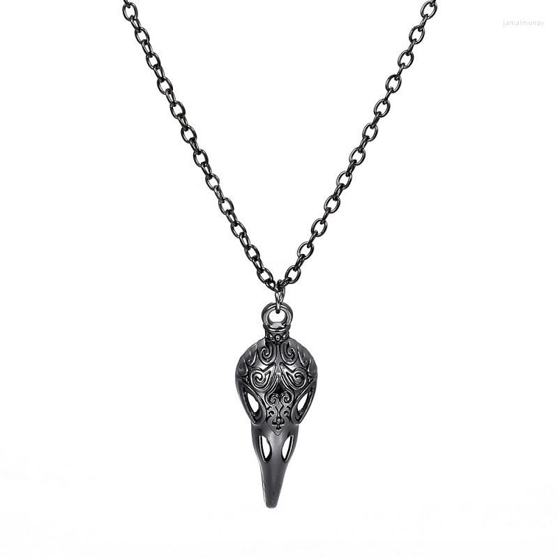 Pendant Necklaces Dark Gothic Punk Crow Skull Necklace For Women Man Rock Hip Hop Jewelry Link Chain Choker Halloween Gift
Pendant Necklaces Dark Gothic Punk Crow Skull Necklace For Women Man Rock Hip Hop Jewelry Link Chain Choker Halloween Gift