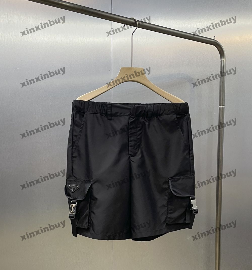 xinxinbuy Men women designer Shorts pant Metal Triangle Label pocket nylon Milan sets Spring summer black S-2XL, 01
xinxinbuy Men women designer Shorts pant Metal Triangle Label pocket nylon Milan sets Spring summer black S-2XL, 01