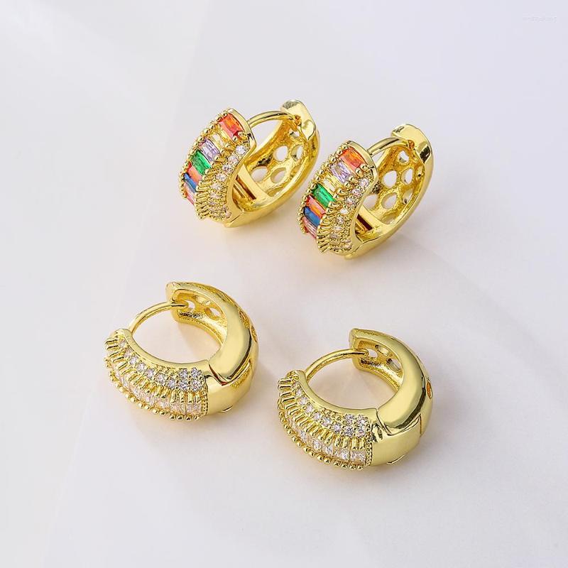 Hoop Earrings BUY Bling Cubic Zirconia Pave Setting Wedding Jewelry Gold Color Luxury CZ Cute Wholesale Gift
Hoop Earrings BUY Bling Cubic Zirconia Pave Setting Wedding Jewelry Gold Color Luxury CZ Cute Wholesale Gift