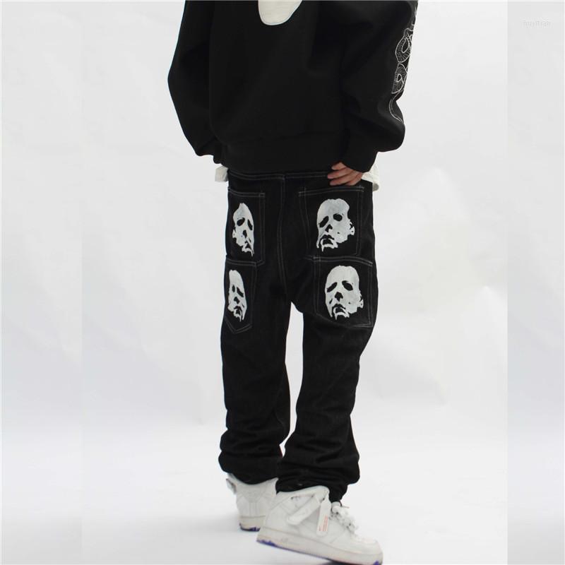 Men' Jeans Men' Y2K Hip Hop Gothic Pants Oversized Spoof Portrait Printed Denim Trousers Hi Streetwear Harajuku Bottoms, Black
Men' Jeans Men' Y2K Hip Hop Gothic Pants Oversized Spoof Portrait Printed Denim Trousers Hi Streetwear Harajuku Bottoms, Black