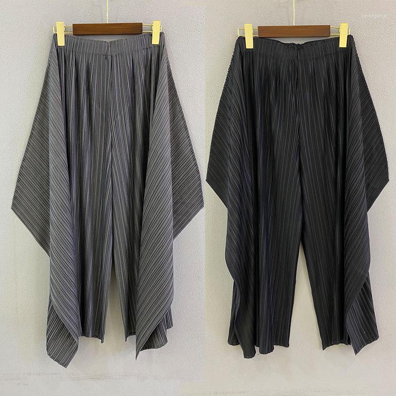 Women's Pants Miyake Pleated Spring And Summer Design Kelp High Waist Drape Wide Leg Nine Points Casual, Picture color
Women's Pants Miyake Pleated Spring And Summer Design Kelp High Waist Drape Wide Leg Nine Points Casual, Picture color