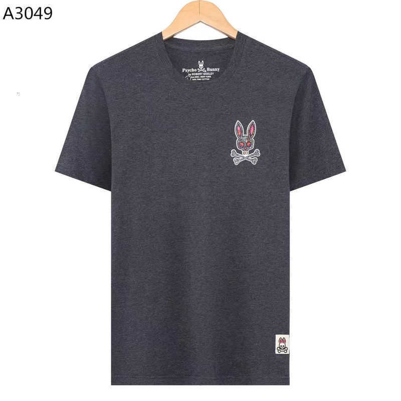 Psycho 2023 Summer New T-shirt Fashion Brand Skull Rabbit Bunny Front and Back Printed Men's Short Sleeves 2dlp Jm90, Gray
Psycho 2023 Summer New T-shirt Fashion Brand Skull Rabbit Bunny Front and Back Printed Men's Short Sleeves 2dlp Jm90, Gray