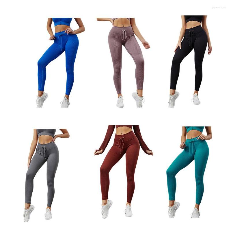 Active Pants Women Ribbed Leggings Seamless Stripe Drawstring Yoga High Waist Sweat-absorbent Bottom Tights Gym Running Blue, Black
Active Pants Women Ribbed Leggings Seamless Stripe Drawstring Yoga High Waist Sweat-absorbent Bottom Tights Gym Running Blue, Black