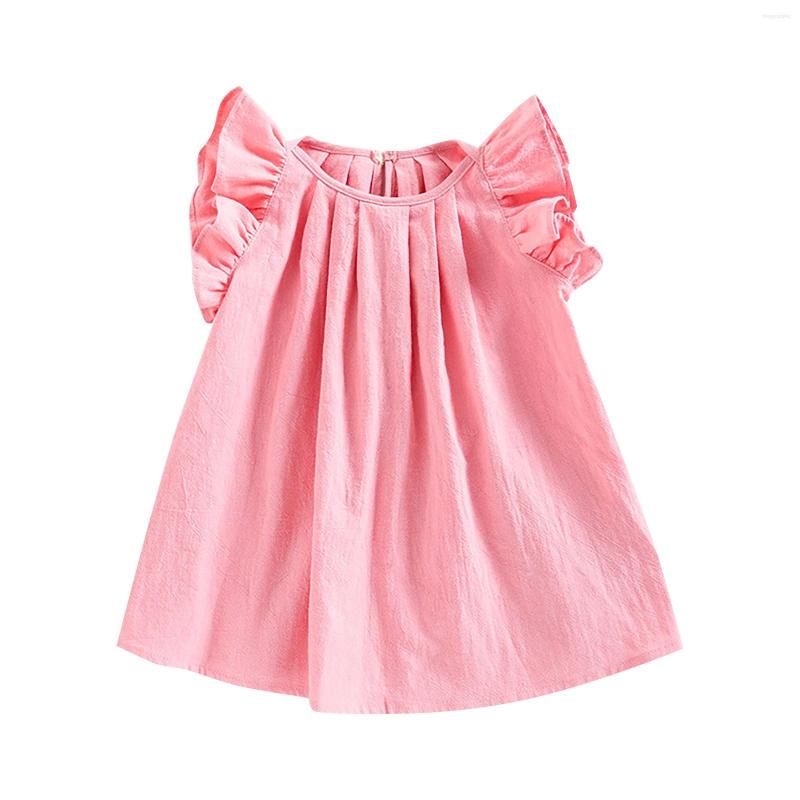 Girl Dresses Baby Summer Dress Loose Flying Sleeve Crew Neck A Swing Casual Out For 6 To 24 Months Rompers Girls, Beige
Girl Dresses Baby Summer Dress Loose Flying Sleeve Crew Neck A Swing Casual Out For 6 To 24 Months Rompers Girls, Beige