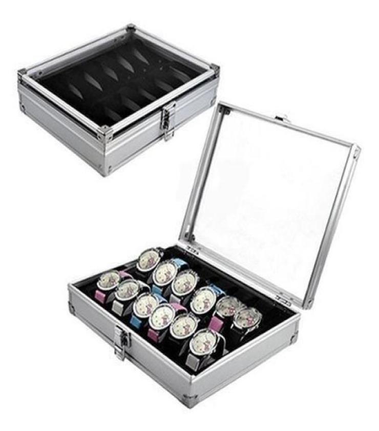 High Quality 612 Grid Slots Wrist Watch Box Metal Case Display Storage Holder Organizer Watch Case Jewelry Dispay Watch Box 220621856709
High Quality 612 Grid Slots Wrist Watch Box Metal Case Display Storage Holder Organizer Watch Case Jewelry Dispay Watch Box 220621856709