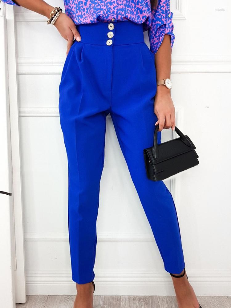 Women' Pants 2023 Spring Autumn Slim Skinny Pencil Casual Women Solid High Waist Long Elegant Female Streetwear Button Trousers, 01 white
Women' Pants 2023 Spring Autumn Slim Skinny Pencil Casual Women Solid High Waist Long Elegant Female Streetwear Button Trousers, 01 white