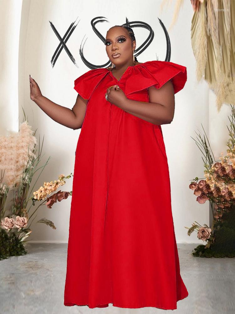 Plus Size Dresses Long Summer Dress Round Neck Ruffled Sleeve Chic And Elegant Woman Sexy Fancy Wholesale Drop, Black
Plus Size Dresses Long Summer Dress Round Neck Ruffled Sleeve Chic And Elegant Woman Sexy Fancy Wholesale Drop, Black