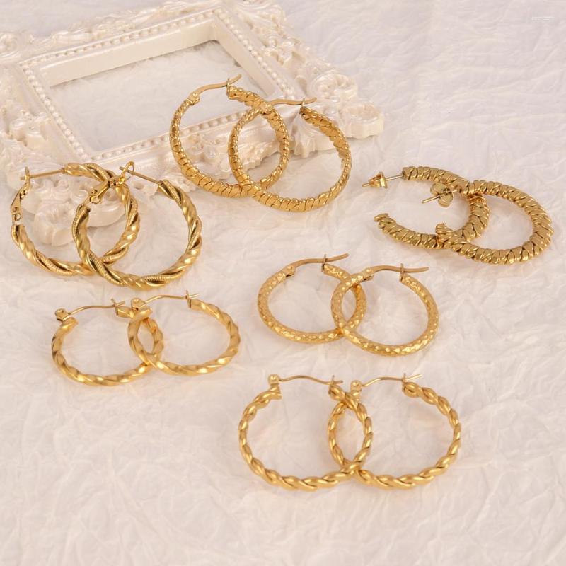 Hoop Earrings 316L Stainless Steel Earring For Women Circle Geometry Chain Trendy 2023 Charm Jewelry Wholesale
Hoop Earrings 316L Stainless Steel Earring For Women Circle Geometry Chain Trendy 2023 Charm Jewelry Wholesale