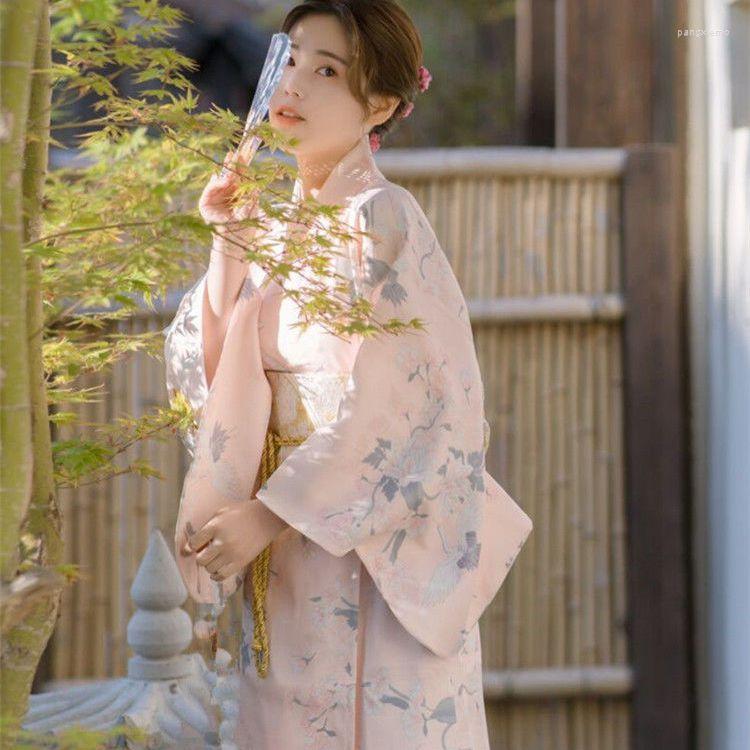 Ethnic Clothing 2023 Japanese Style Tradition Kimono Women Retro Yukata Flower Printing Lady Graceful Party Dress Pographic Geisha Robe A309
Ethnic Clothing 2023 Japanese Style Tradition Kimono Women Retro Yukata Flower Printing Lady Graceful Party Dress Pographic Geisha Robe A309