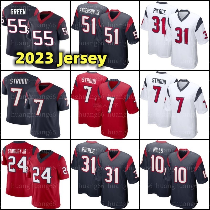 51 Will Anderson Jr 7 C.J. Stroud Football Jersey Jalen Pitre Dameon Pierce Davis Mills John Metchie III Kenyon Green Devin Singletary Dalton Schultz Jimmie Ward, Men jersey
51 Will Anderson Jr 7 C.J. Stroud Football Jersey Jalen Pitre Dameon Pierce Davis Mills John Metchie III Kenyon Green Devin Singletary Dalton Schultz Jimmie Ward, Men jersey