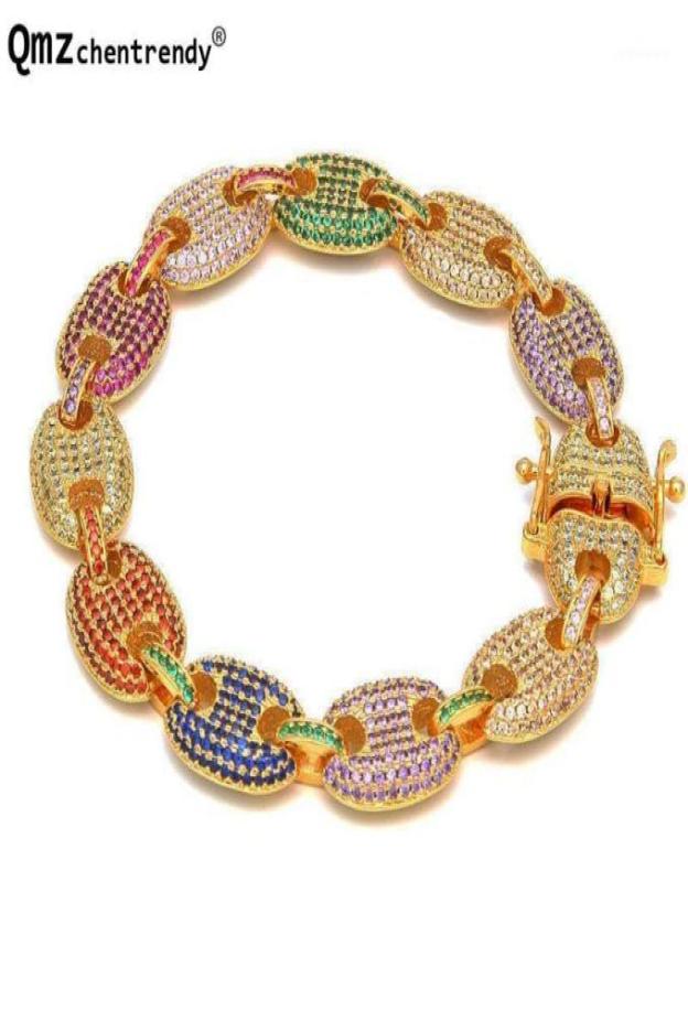 Bangle Drop Top Quality Women Mens Coffee Beans Bracelets Copper Lab Bling Iced Out Full CZ Clasp Gold Chain Colours Bangles13255877
Bangle Drop Top Quality Women Mens Coffee Beans Bracelets Copper Lab Bling Iced Out Full CZ Clasp Gold Chain Colours Bangles13255877