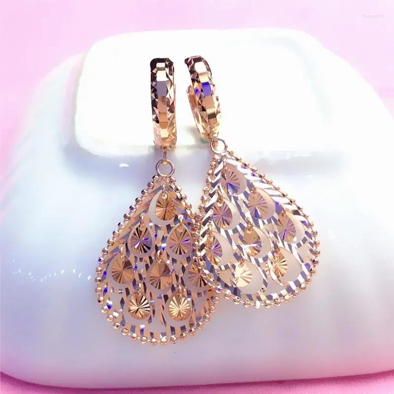 Dangle Earrings 585 Purple Gold Water Droplets Sparkling For Women 14k Rose Luxury Dinner Wedding Moroccan Jewelry Gift
Dangle Earrings 585 Purple Gold Water Droplets Sparkling For Women 14k Rose Luxury Dinner Wedding Moroccan Jewelry Gift