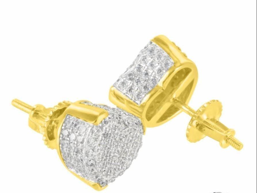 Stud Earrings 2023 Real Micro Pave Cz Simulated Two Tone Gold 925 Silver Screwback Hiphop Bling Women Earring
Stud Earrings 2023 Real Micro Pave Cz Simulated Two Tone Gold 925 Silver Screwback Hiphop Bling Women Earring