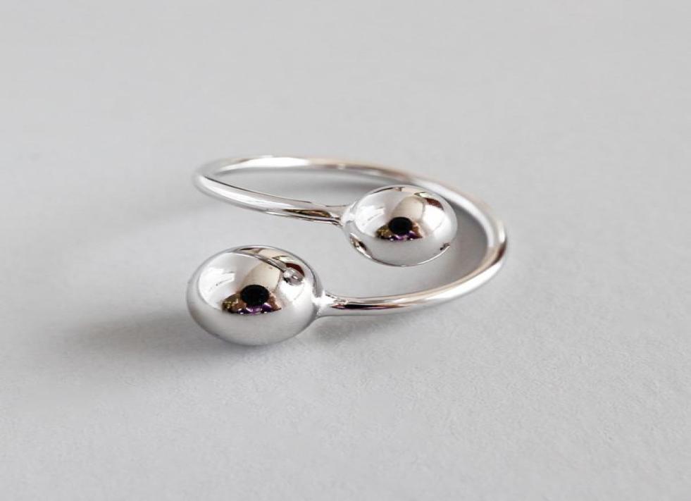 Solitaire Ring Simple 100 925 Sterling Silver Double Ball s For Women Accessaries Trendy Opening Adjustable Female 925 Jewelry 2212422181
Solitaire Ring Simple 100 925 Sterling Silver Double Ball s For Women Accessaries Trendy Opening Adjustable Female 925 Jewelry 2212422181