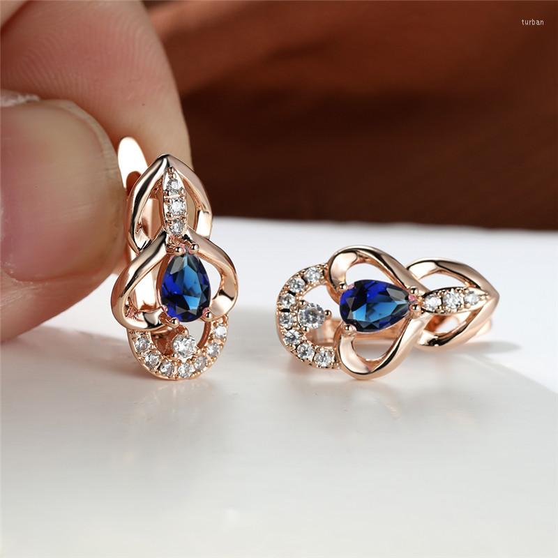 Hoop Earrings Hollow Double Heart For Women Rose Gold Color Pear Cut Blue Green Pink Black Red Zircon Small Ear Buckle Jewelry
Hoop Earrings Hollow Double Heart For Women Rose Gold Color Pear Cut Blue Green Pink Black Red Zircon Small Ear Buckle Jewelry