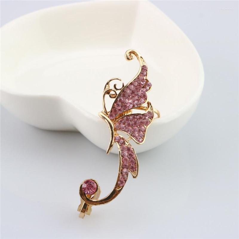 Backs Earrings European And American Fashion Personality Butterfly Zircon Shiny Ear Bone Clip For Women Elegant Temperament Wedding Jewelry
Backs Earrings European And American Fashion Personality Butterfly Zircon Shiny Ear Bone Clip For Women Elegant Temperament Wedding Jewelry
