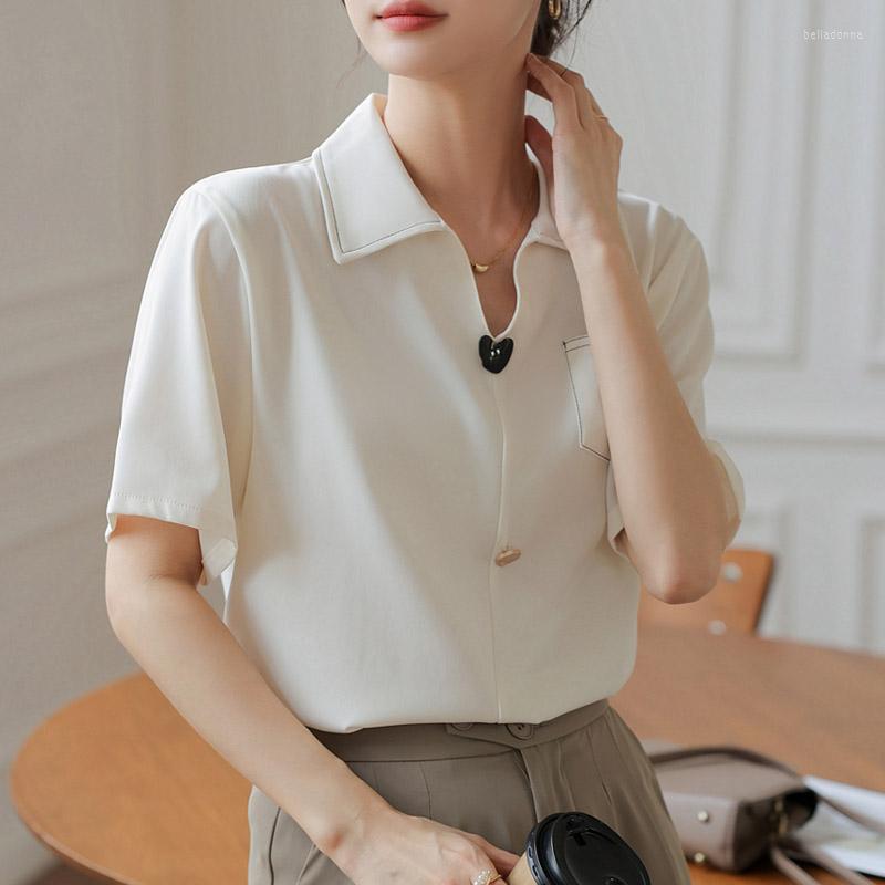 Women' Blouses Silk Korean Office Ladies Elegant Shirt Blouse Women Fashion Button Up Satin Vintage White Short Sleeve Tops, Green
Women' Blouses Silk Korean Office Ladies Elegant Shirt Blouse Women Fashion Button Up Satin Vintage White Short Sleeve Tops, Green