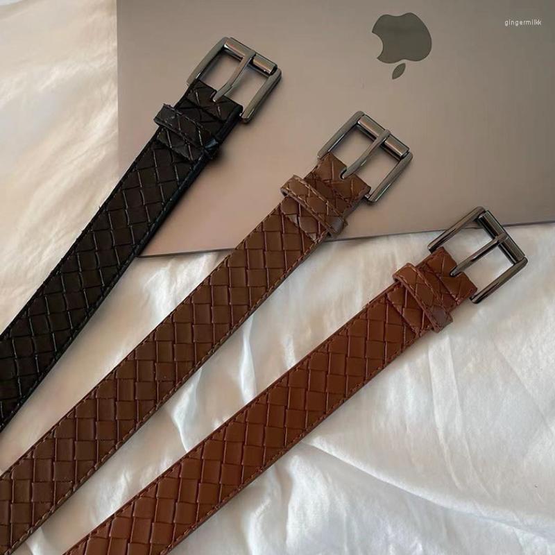 Belts Ringer Braided For Women Fashion Latest Dresses Women's PU Pin Buckle Luxury Designer Brand, Brown
Belts Ringer Braided For Women Fashion Latest Dresses Women's PU Pin Buckle Luxury Designer Brand, Brown