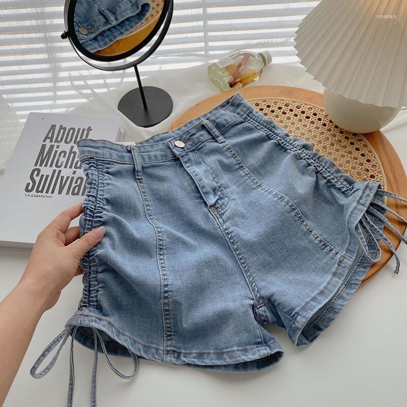 Women' Shorts 2023 Summer High Waist Denim Women Fashion Fringe Ripped Hole Jeans Female W648, Blue
Women' Shorts 2023 Summer High Waist Denim Women Fashion Fringe Ripped Hole Jeans Female W648, Blue