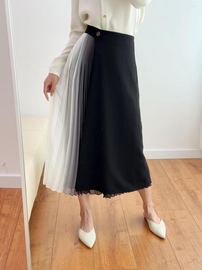 Skirts Spring And Summer 2023 Women's WearProfile Black White Gradient Pleated Skirt 0401
Skirts Spring And Summer 2023 Women's WearProfile Black White Gradient Pleated Skirt 0401