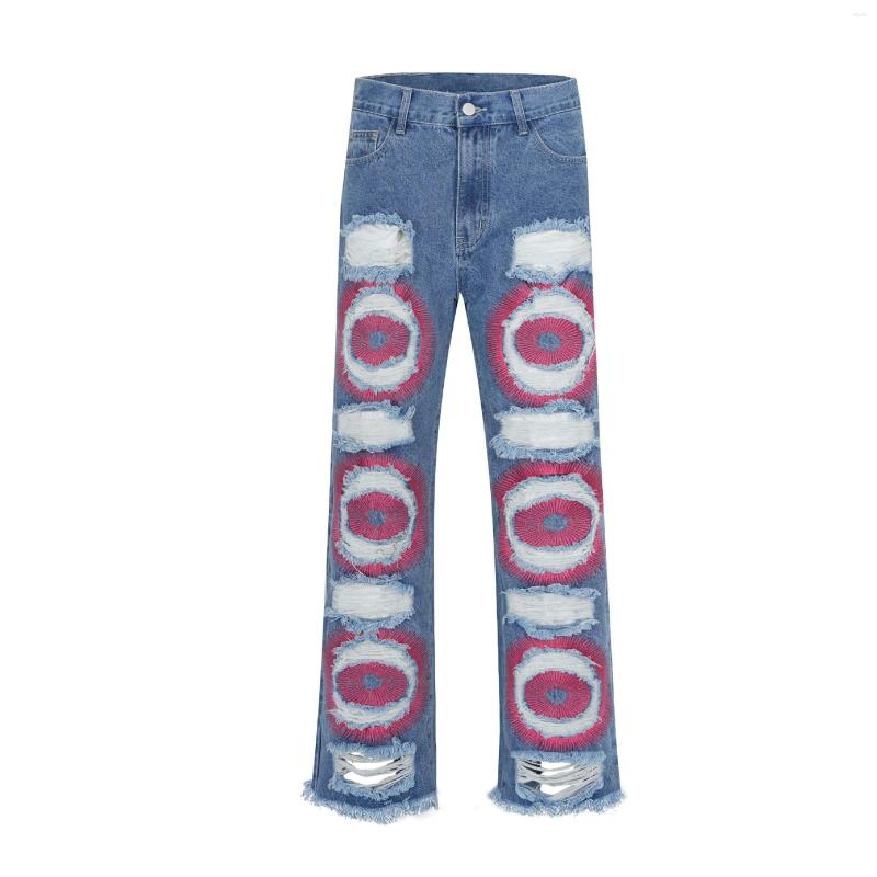Men's Jeans Fashion High Street Vibe Style Pants Streetwear Destroyed Denim Trousers Loose Fit Y2K Distressed Bottoms, Blue
Men's Jeans Fashion High Street Vibe Style Pants Streetwear Destroyed Denim Trousers Loose Fit Y2K Distressed Bottoms, Blue