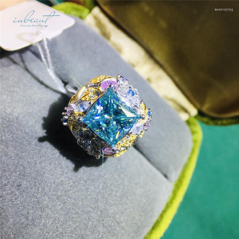 Cluster Rings Inbeaut Classic 925 Silver 2 Ct Excellent Cut Pass Diamond Test Blue Square Moissanite Princess Wedding Ring Women Fine
Cluster Rings Inbeaut Classic 925 Silver 2 Ct Excellent Cut Pass Diamond Test Blue Square Moissanite Princess Wedding Ring Women Fine