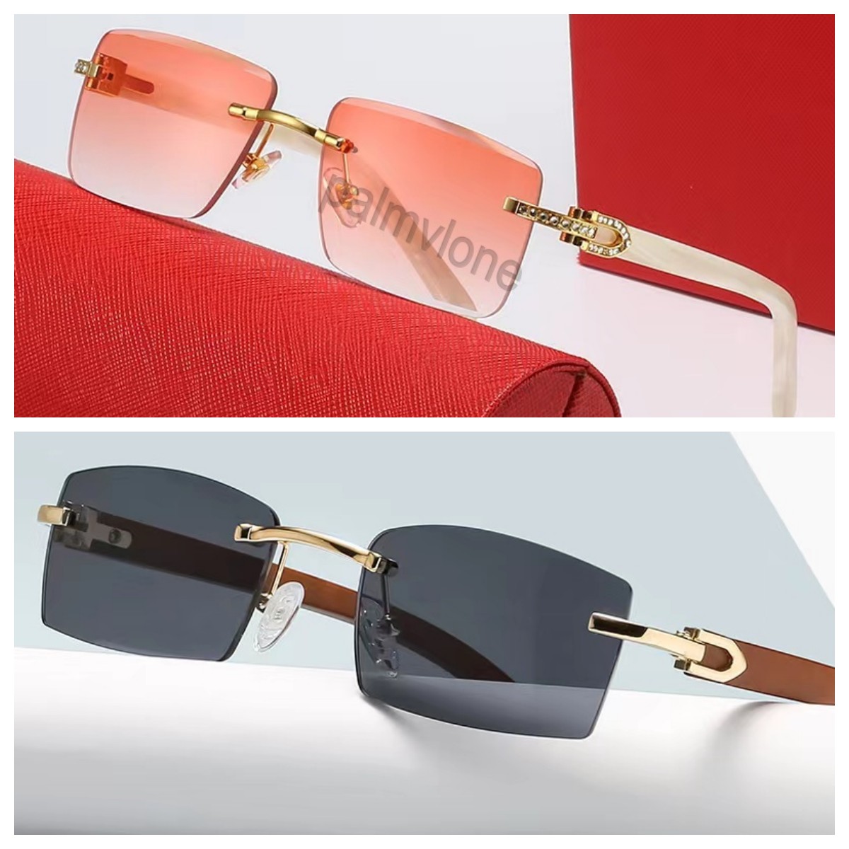 designer sunglasses rimless diamond cut eyeglass buffalo horn wood frame brown lens Fashion ins net red same men and women vintage wholesale with box carti 23ss-1
designer sunglasses rimless diamond cut eyeglass buffalo horn wood frame brown lens Fashion ins net red same men and women vintage wholesale with box carti 23ss-1