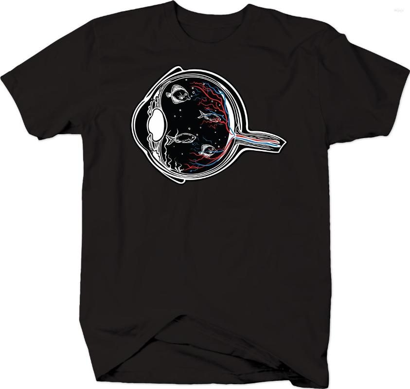 Men's T Shirts Fish Swimmings In Eye Ball Retina Cornea Pupil Sea T-Shirt Cotton O-Neck Summer Short Sleeve Strange Casual Mens, Dark grey
Men's T Shirts Fish Swimmings In Eye Ball Retina Cornea Pupil Sea T-Shirt Cotton O-Neck Summer Short Sleeve Strange Casual Mens, Dark grey