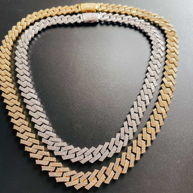 Men's Jewelry 925 Silver Gold Plated Necklace Moissanite Diamond Cuban Link Chain Necklace
Men's Jewelry 925 Silver Gold Plated Necklace Moissanite Diamond Cuban Link Chain Necklace