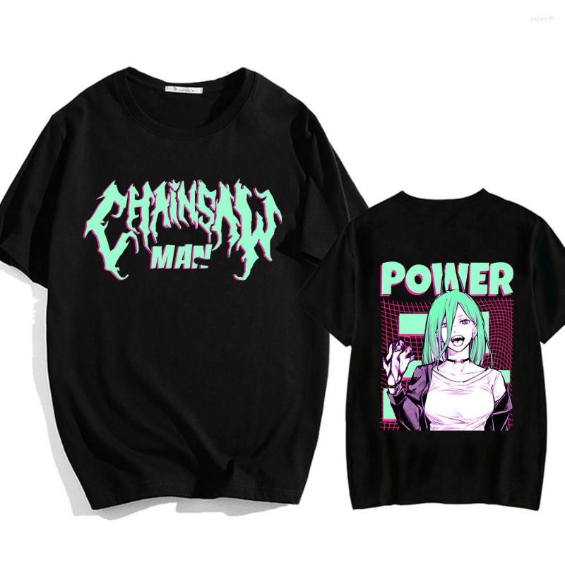 Men' T Shirts Japanese Anime Chainsaw Man Power T-shirts Manga Graphic Hip Hop Y2k Summer Spring Tshirts Men Women Cotton Tee-shirt, Black
Men' T Shirts Japanese Anime Chainsaw Man Power T-shirts Manga Graphic Hip Hop Y2k Summer Spring Tshirts Men Women Cotton Tee-shirt, Black