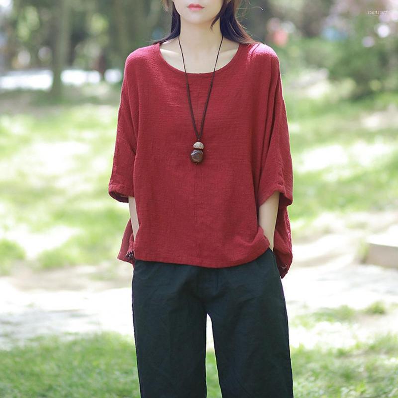 Women's Blouses Stylish Women T-shirt Pullover Summer Blouse Loose Mid Length Daily Wear, Beige
Women's Blouses Stylish Women T-shirt Pullover Summer Blouse Loose Mid Length Daily Wear, Beige