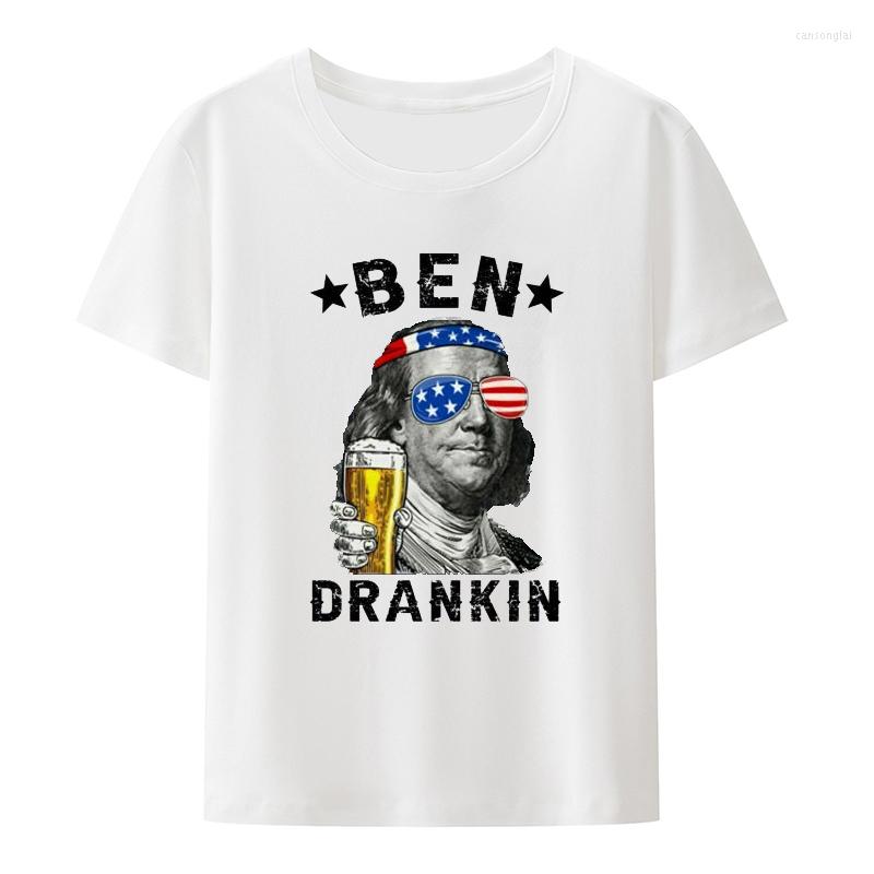 Men's T Shirts Funny Ben Drankin Cotton T-shirts Y2k Clothes Men's Shirt Printed T-shirt Top Camisa Street Fashion Summer Humor O-neck, 0610694
Men's T Shirts Funny Ben Drankin Cotton T-shirts Y2k Clothes Men's Shirt Printed T-shirt Top Camisa Street Fashion Summer Humor O-neck, 0610694