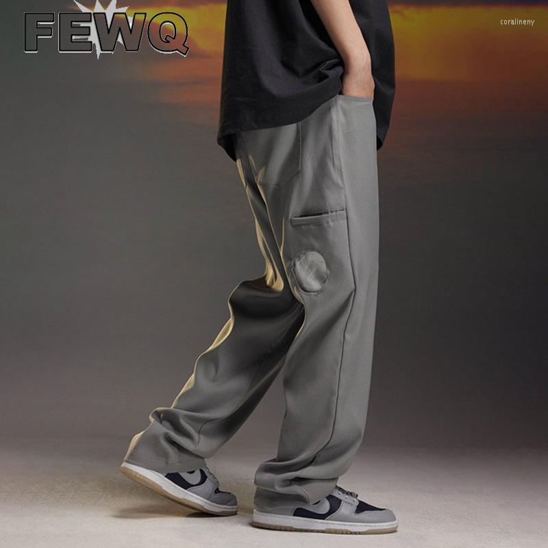 Men's Pants FEWQ Men's Straight Casual Solid Color Transparent Pocket Mlae Wide Leg Trousers 2023 Spring Tide 24B1176, Black
Men's Pants FEWQ Men's Straight Casual Solid Color Transparent Pocket Mlae Wide Leg Trousers 2023 Spring Tide 24B1176, Black