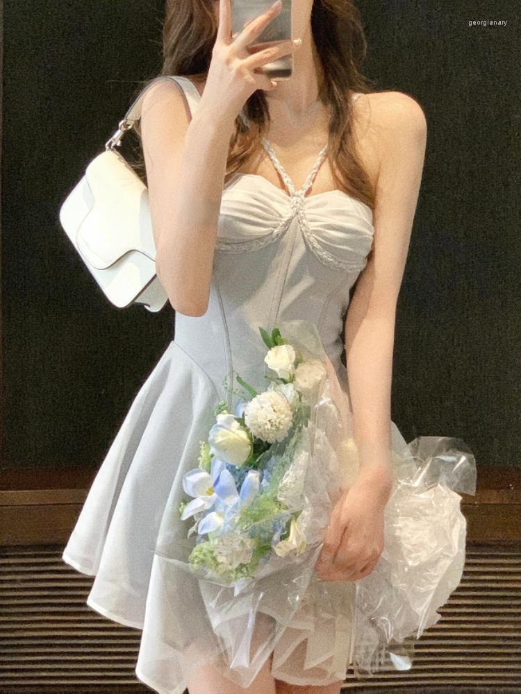 Casual Dresses 2023 Summer Fairy Elegant Sexy Strap Dress Women Beach Y2k Mini Office Lady Party One Piece Korean Design, Picture shown
Casual Dresses 2023 Summer Fairy Elegant Sexy Strap Dress Women Beach Y2k Mini Office Lady Party One Piece Korean Design, Picture shown