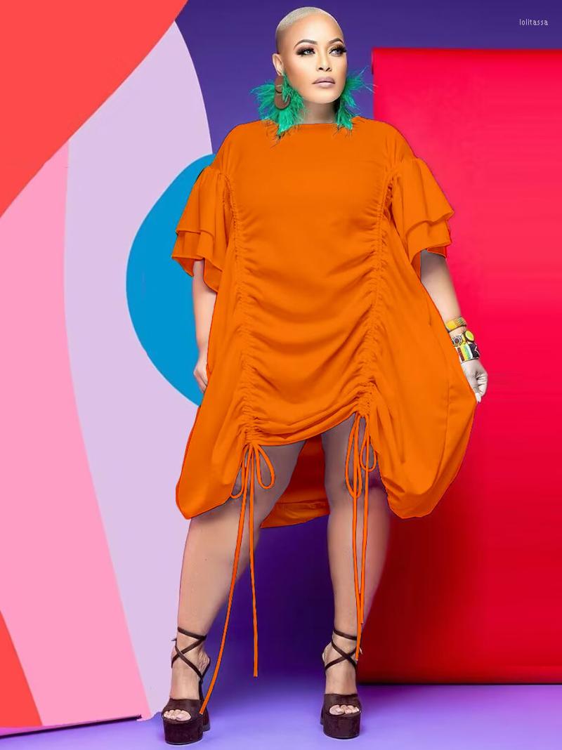Plus Size Dresses KEXU Women Fashion Drawstring Ruched Up Loose Straight Half Flare Sleeve Knee Length 2023 Summer Curve Dress, Dark red
Plus Size Dresses KEXU Women Fashion Drawstring Ruched Up Loose Straight Half Flare Sleeve Knee Length 2023 Summer Curve Dress, Dark red