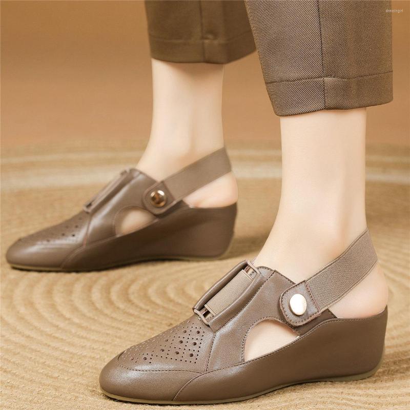 Sandals Oxfords Shoes Women Genuine Leather Wedges High Heel Gladiator Female Summer Round Toe Platform Pumps Casual, Khaki
Sandals Oxfords Shoes Women Genuine Leather Wedges High Heel Gladiator Female Summer Round Toe Platform Pumps Casual, Khaki