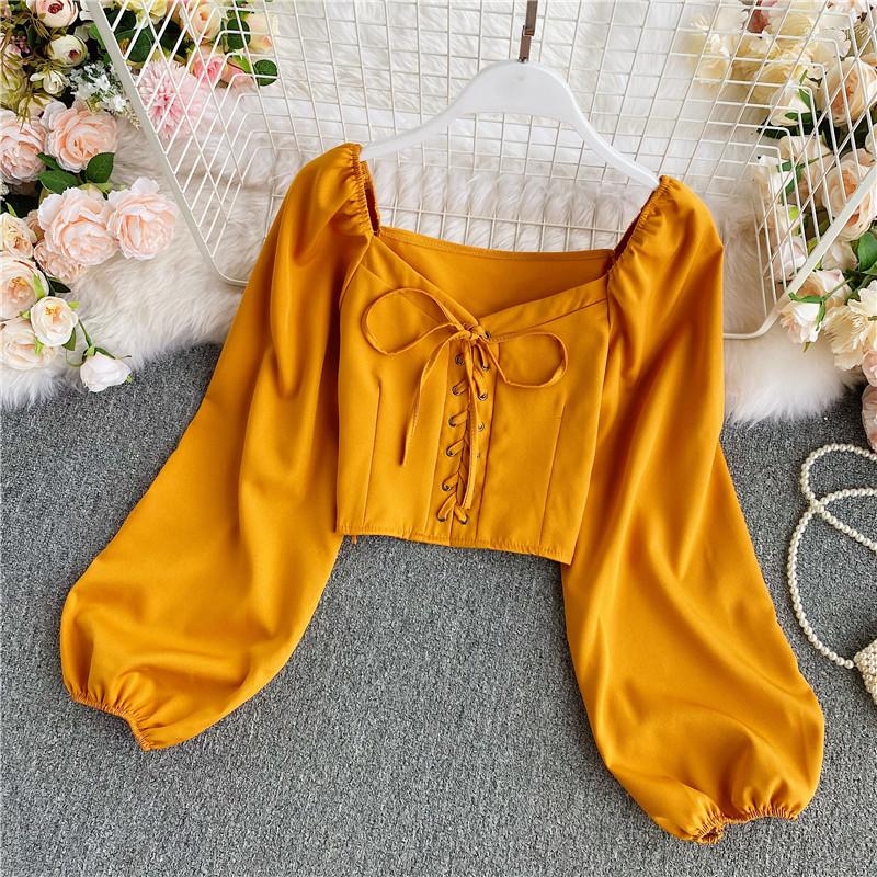 Women's T Shirts Women's Fashion V-neck Shirt Women Bubble Sleeve Short Blouse Autumn Tops Clothing Vintage For Zm3061, Black
Women's T Shirts Women's Fashion V-neck Shirt Women Bubble Sleeve Short Blouse Autumn Tops Clothing Vintage For Zm3061, Black