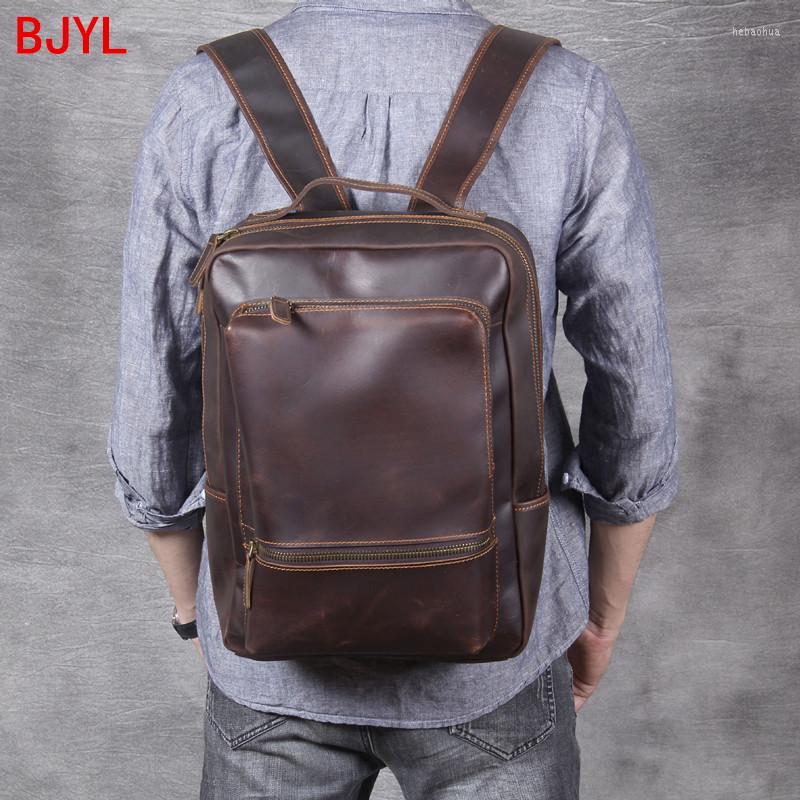 Backpack Vintage Leather Men's Handmade Suede Travel Shoulder Bag Male Computer Backpacks Original, Brown
Backpack Vintage Leather Men's Handmade Suede Travel Shoulder Bag Male Computer Backpacks Original, Brown