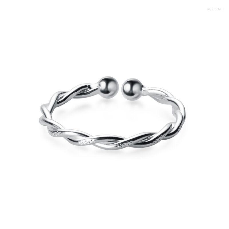 Cluster Rings VENTFILLE 925 Sterling Silver Winding Twisted Round Bead Female Ring Personality Simple Temperament Jewelry Party Gifts 2023
Cluster Rings VENTFILLE 925 Sterling Silver Winding Twisted Round Bead Female Ring Personality Simple Temperament Jewelry Party Gifts 2023