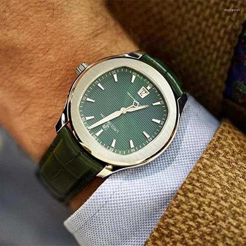 Wristwatches LACZ DENTON Mens Watches Mechanical Automatic Watch For Men Miyota 8125 Sport Waterproof Business Wristwatch Relogio Masculino, Blue
Wristwatches LACZ DENTON Mens Watches Mechanical Automatic Watch For Men Miyota 8125 Sport Waterproof Business Wristwatch Relogio Masculino, Blue