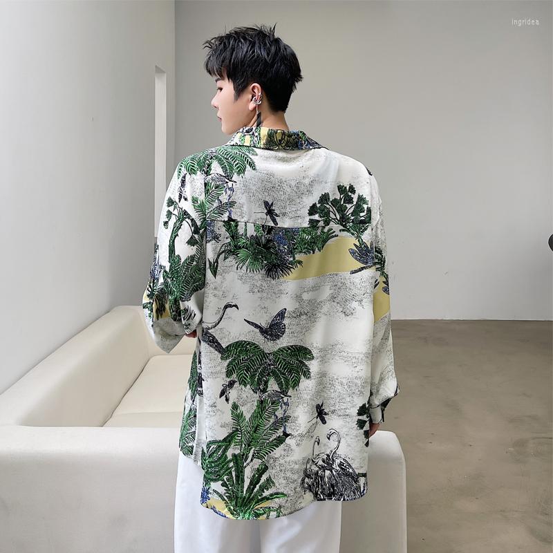 Men's Casual Shirts 2023 High Street Men Long Sleeve Chic Vintage Print Clothes Blouse Camisas Masculina Turn Down Collar Tops Clothing P47, Picture
Men's Casual Shirts 2023 High Street Men Long Sleeve Chic Vintage Print Clothes Blouse Camisas Masculina Turn Down Collar Tops Clothing P47, Picture