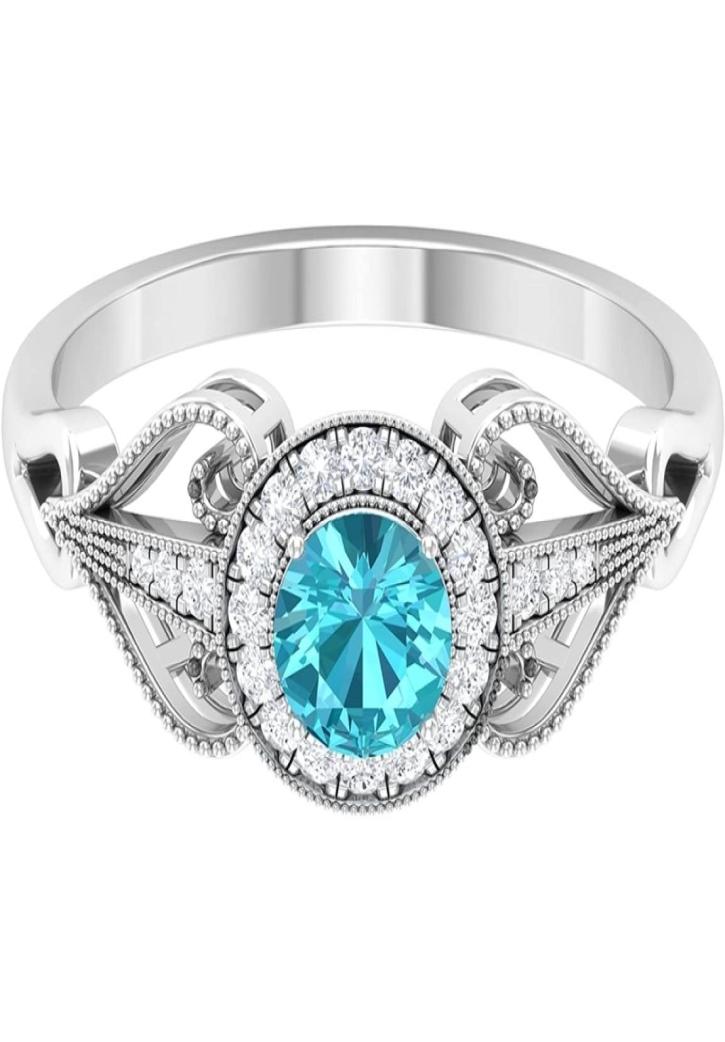 Solitaire Ring Swiss Blue Topaz and Diamond Gold Beaded Statement 5 MM Round Cut 14K Solid 2209121729942
Solitaire Ring Swiss Blue Topaz and Diamond Gold Beaded Statement 5 MM Round Cut 14K Solid 2209121729942