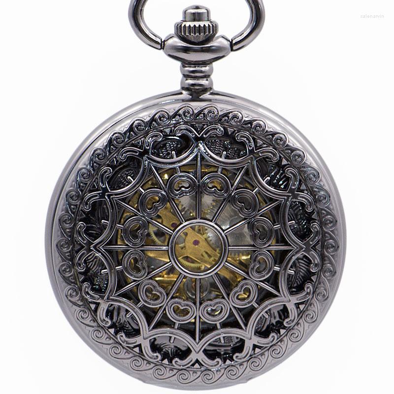 Pocket Watches 5Pcs/lot Retro Openwork Pattern Mechanical Roman Numerals Watch Classic Steampunk FOB Gift Box, Black
Pocket Watches 5Pcs/lot Retro Openwork Pattern Mechanical Roman Numerals Watch Classic Steampunk FOB Gift Box, Black