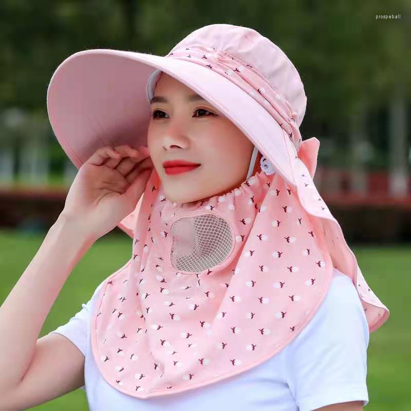 Wide Brim Hats Summer Women's Sun Anti-UV Outdoor Breathable Cover Face Visors Hat Foldable Protective Neck, Brown
Wide Brim Hats Summer Women's Sun Anti-UV Outdoor Breathable Cover Face Visors Hat Foldable Protective Neck, Brown