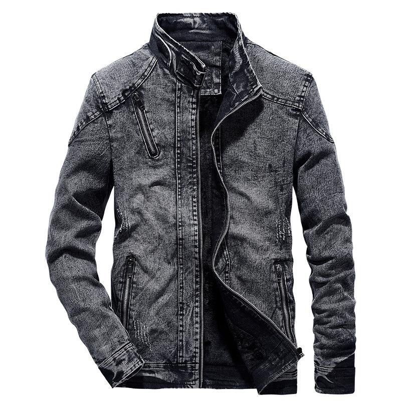 Men's Jackets 2023Autumn And Winter Denim Jacket Zipper Cardigan Fleece Trend Slim Retro Casual Fashion Men Clothing Streetwear, Black
Men's Jackets 2023Autumn And Winter Denim Jacket Zipper Cardigan Fleece Trend Slim Retro Casual Fashion Men Clothing Streetwear, Black