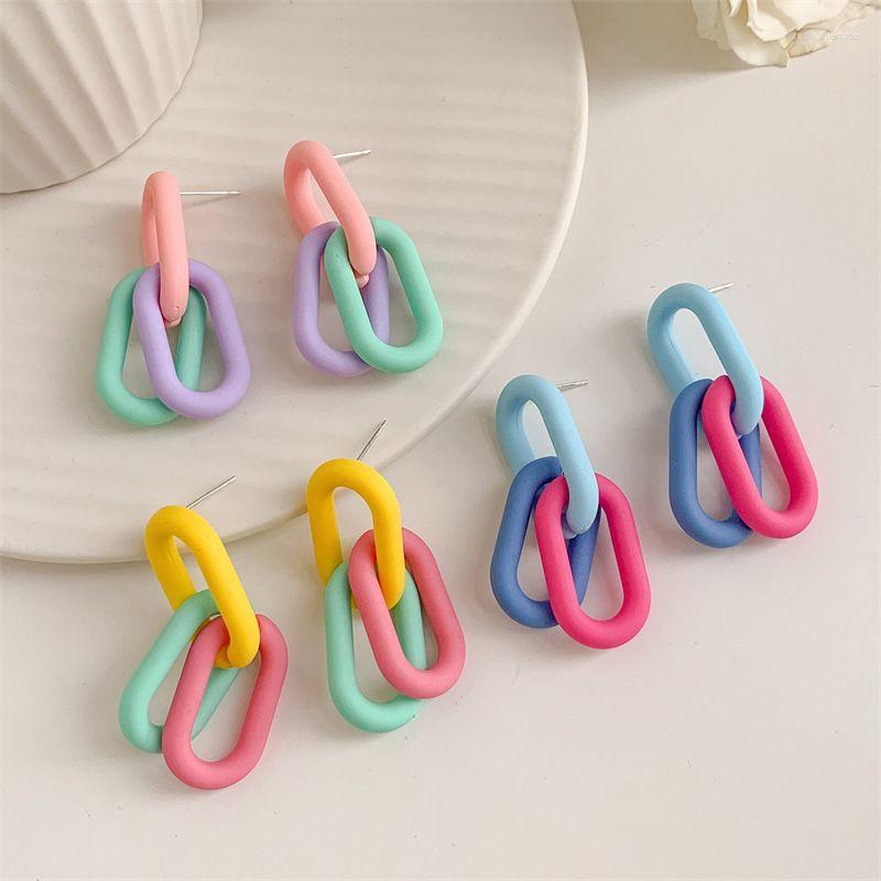 Dangle Earrings Rainbow Color Women Geometric Earring For Girls Cute Claw Fashion Chain 2023 Trend Statement Jewelry Wholesale
Dangle Earrings Rainbow Color Women Geometric Earring For Girls Cute Claw Fashion Chain 2023 Trend Statement Jewelry Wholesale