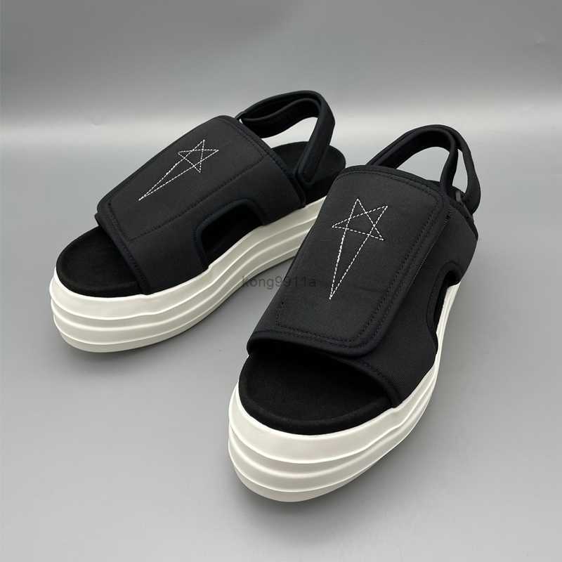 Fashion 2021ss Rick Men's Sandals Designer Sandal Luxurys Owens Sandal Thick Soled Couple Women's Outdoor Casual Trainer Sandale, Black
Fashion 2021ss Rick Men's Sandals Designer Sandal Luxurys Owens Sandal Thick Soled Couple Women's Outdoor Casual Trainer Sandale, Black