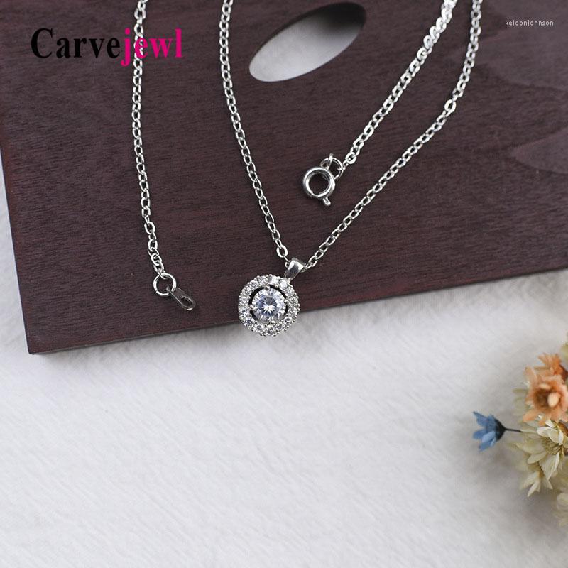 Pendant Necklaces Carvejewl Short Necklace Cubic Zirconia Classical Round Simple Thin Chain For Women Girl Jewelry Wholesale
Pendant Necklaces Carvejewl Short Necklace Cubic Zirconia Classical Round Simple Thin Chain For Women Girl Jewelry Wholesale
