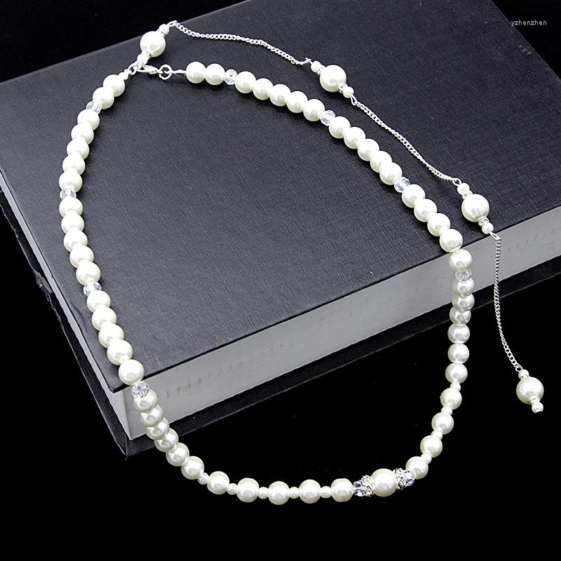 Pendant Necklaces Crystal Pearl Back Chain Jewelry For Women Bride Backless Rhinestone Body Belly Waist Wedding Dress Accessories
Pendant Necklaces Crystal Pearl Back Chain Jewelry For Women Bride Backless Rhinestone Body Belly Waist Wedding Dress Accessories